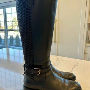 Cole Haan Black Knee Boots